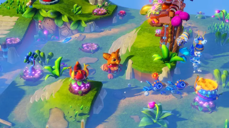 Collage: Dome Keeper, Cassette Beasts, Brotato, Cruelty Squad